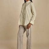 Camicia JILL coreana microstampa P28D0JILL-T4733 S669 massimo alba 