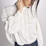 Camicia con ricami DAHALIA 2HVA27-V09771 BLANC vanessa bruno 