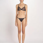 slip in satin CHARLOTTE L25101983 BLACK 900 love stories 