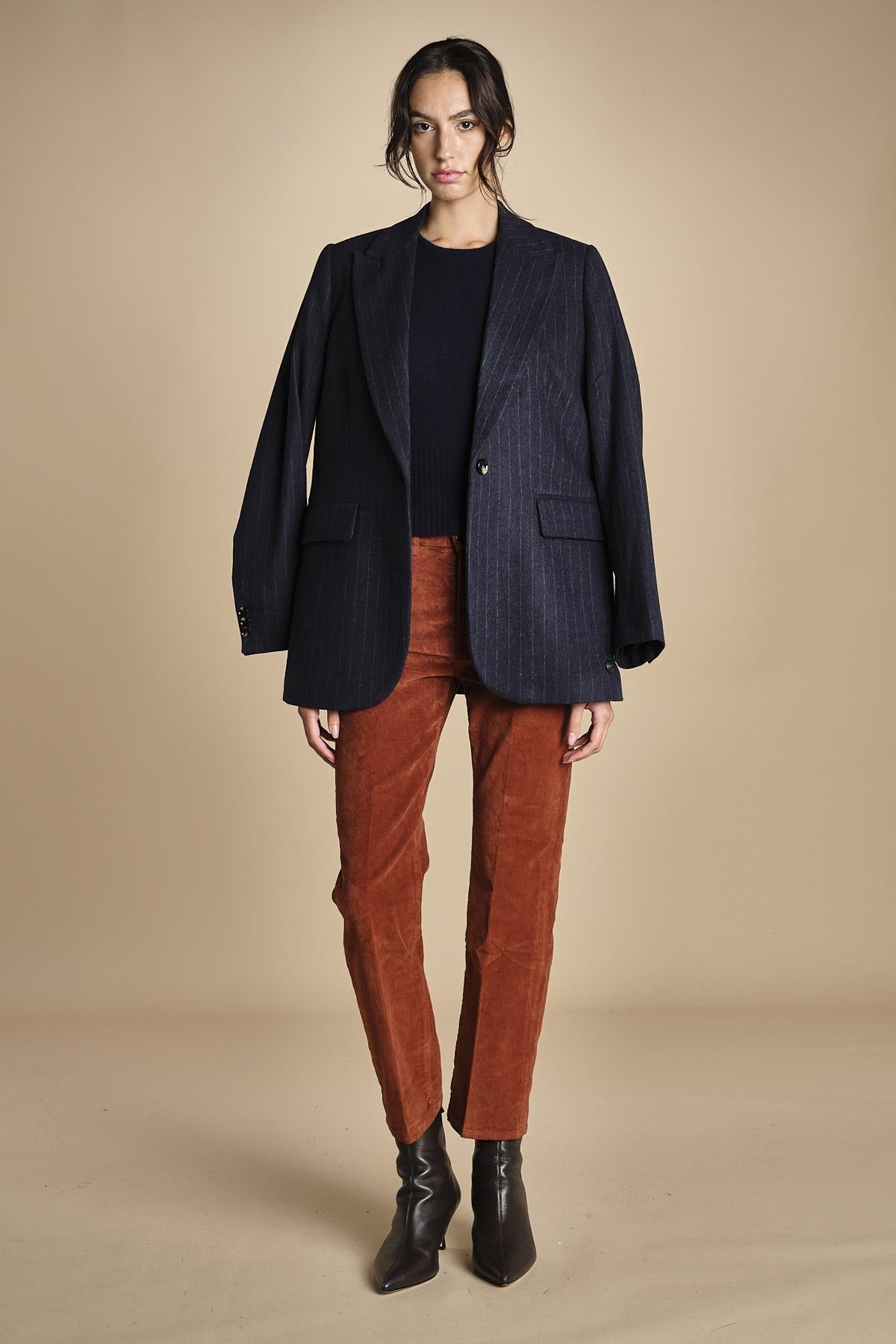 denim skinny cropped LINDY RUSSETED true avenue 