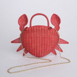 Borsa granchio 12789 JHON CRAB RED serpui 