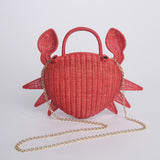 Borsa granchio 12789 JHON CRAB RED serpui 