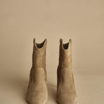 CAITLIN stivaletti camoscio tacco 9. CAITLIN BEIGE ba&sh 