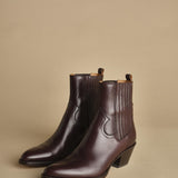 stivaletto texano. B10190ETRU-DC 03 EBONY buttero 