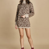 minigonna maculata 32400-355 BEIGE.MORO 25 federica tosi 