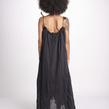 abito con arriccio PAOLABLATU NOIR laraethnics 