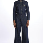  DARTED WIDE LEG JEAN BLU frame 