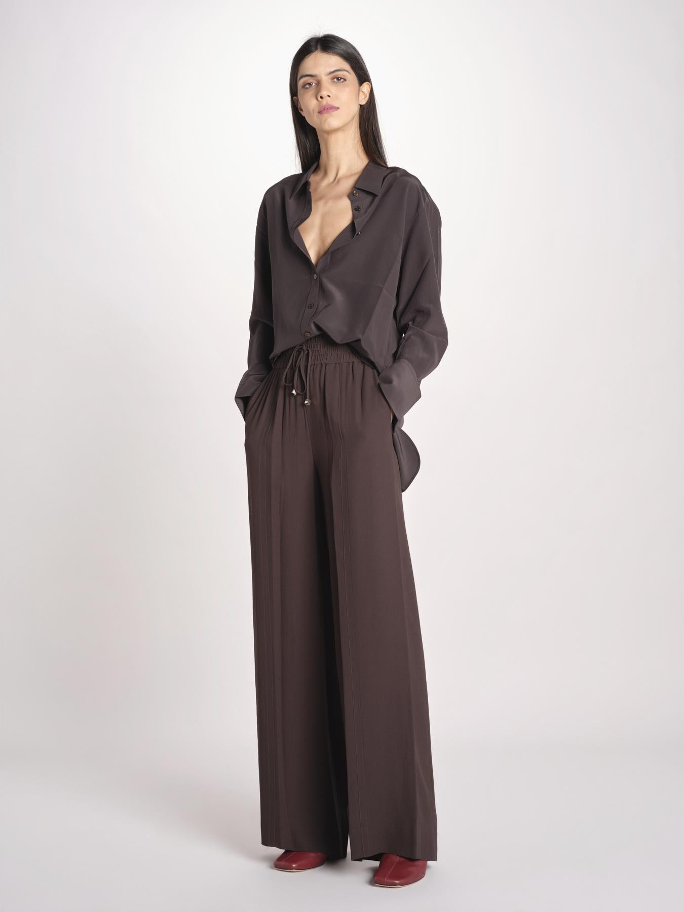 pantalone con coulisse JF009613 COCOA 1204 joseph 