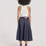 gonna con cucitura ANDREA SKIRT 002 NAVY sea ny 