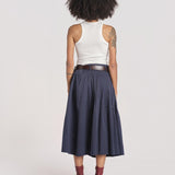 gonna con cucitura ANDREA SKIRT 002 NAVY sea ny 