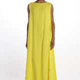 Abito lungo limone 1622 SAFFRON dusan 