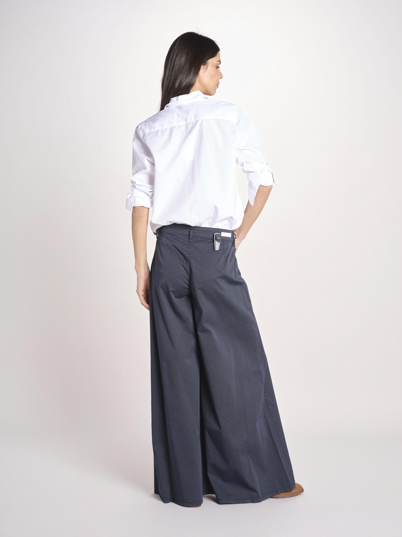 pantalone over 4 tasche GRACE XG02 040 BLU NOTTE ps don't forget me 