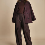pantalone largo stretto sul fondo CARA TLW03116W0206ABTPB BROWN T0215 the latest 