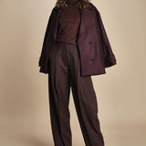 pantalone largo stretto sul fondo CARA TLW03116W0206ABTPB BROWN T0215 the latest 