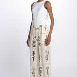 Pantalone LORY stampa fiore 2515131012600 001 weekend maxmara 