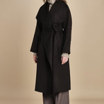 cappotto vestaglia double collo grande CARRIE ROSE  IO111048 BR291 ivy oak 