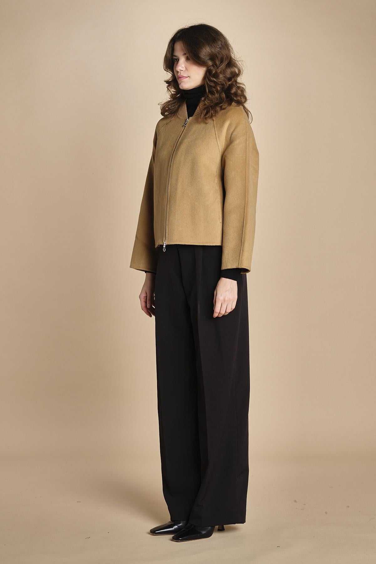 bomber in panno double BWELFRETF5 CAMEL bombers original 