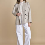 VATI blazer double BEVN552 NATURAL hartford 