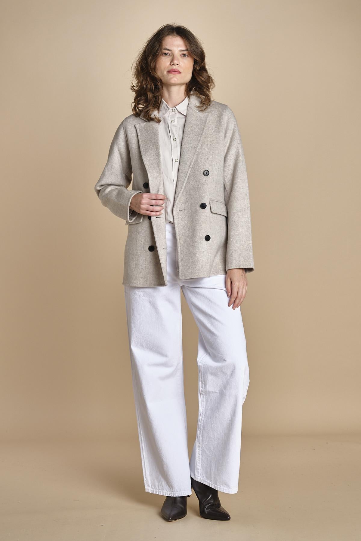 VATI blazer double BEVN552 NATURAL hartford 