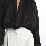 Camicia GATE plastron specchietti GATE BLACK laurence bras 