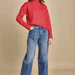 MYAC maglia collo alto in shetland BEMT512 LIPSTICK hartford 