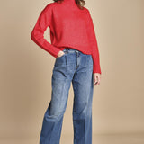 MYAC maglia collo alto in shetland BEMT512 LIPSTICK hartford 
