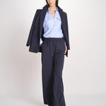 Pantalone straight leg con vita elasticizzata MALLO 2615131071600 001 weekend maxmara 