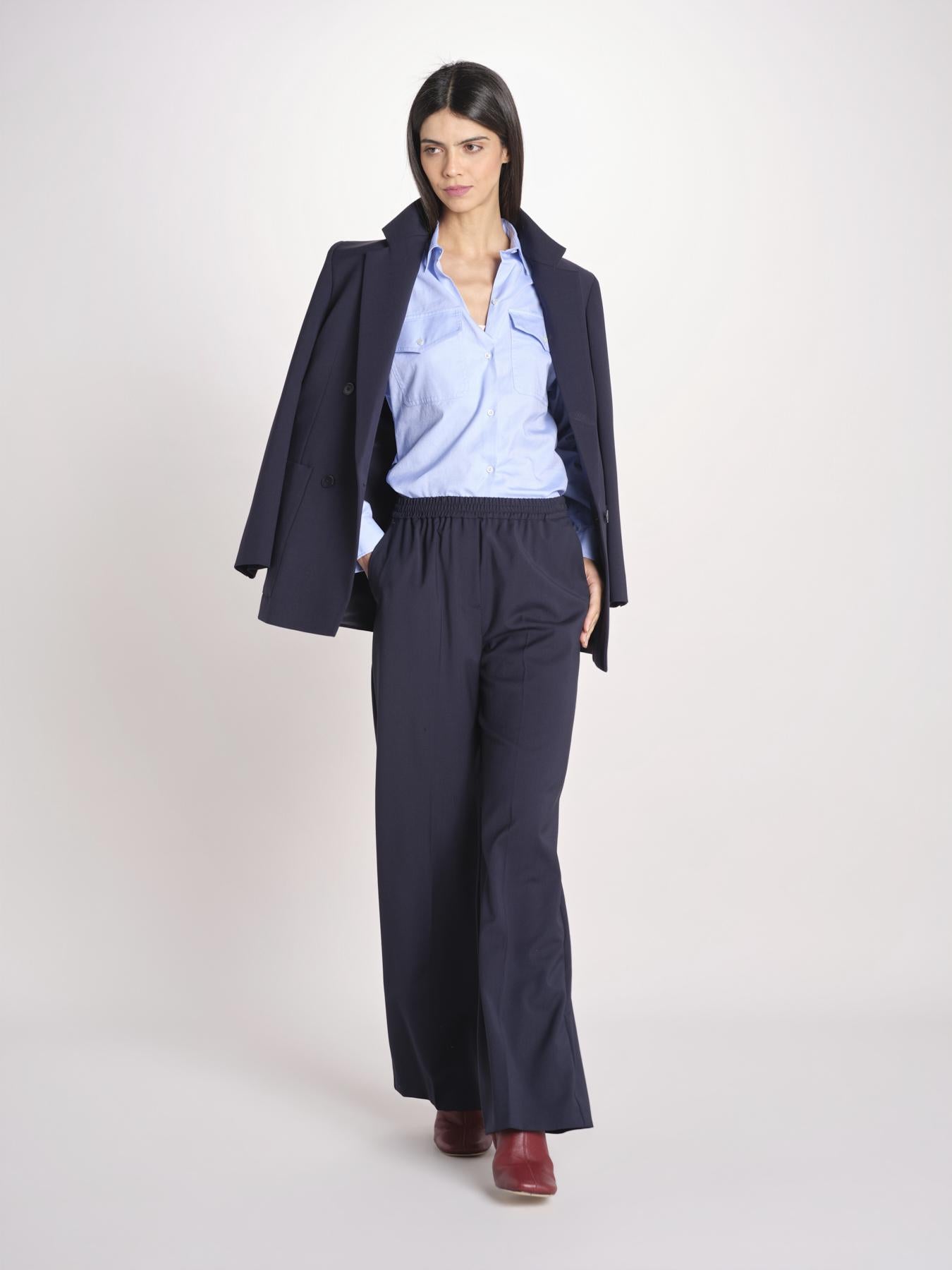 Pantalone straight leg con vita elasticizzata MALLO 2615131071600 001 weekend maxmara 