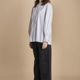 camicia con plastron GRANDETANTE WHIRE laurence bras 