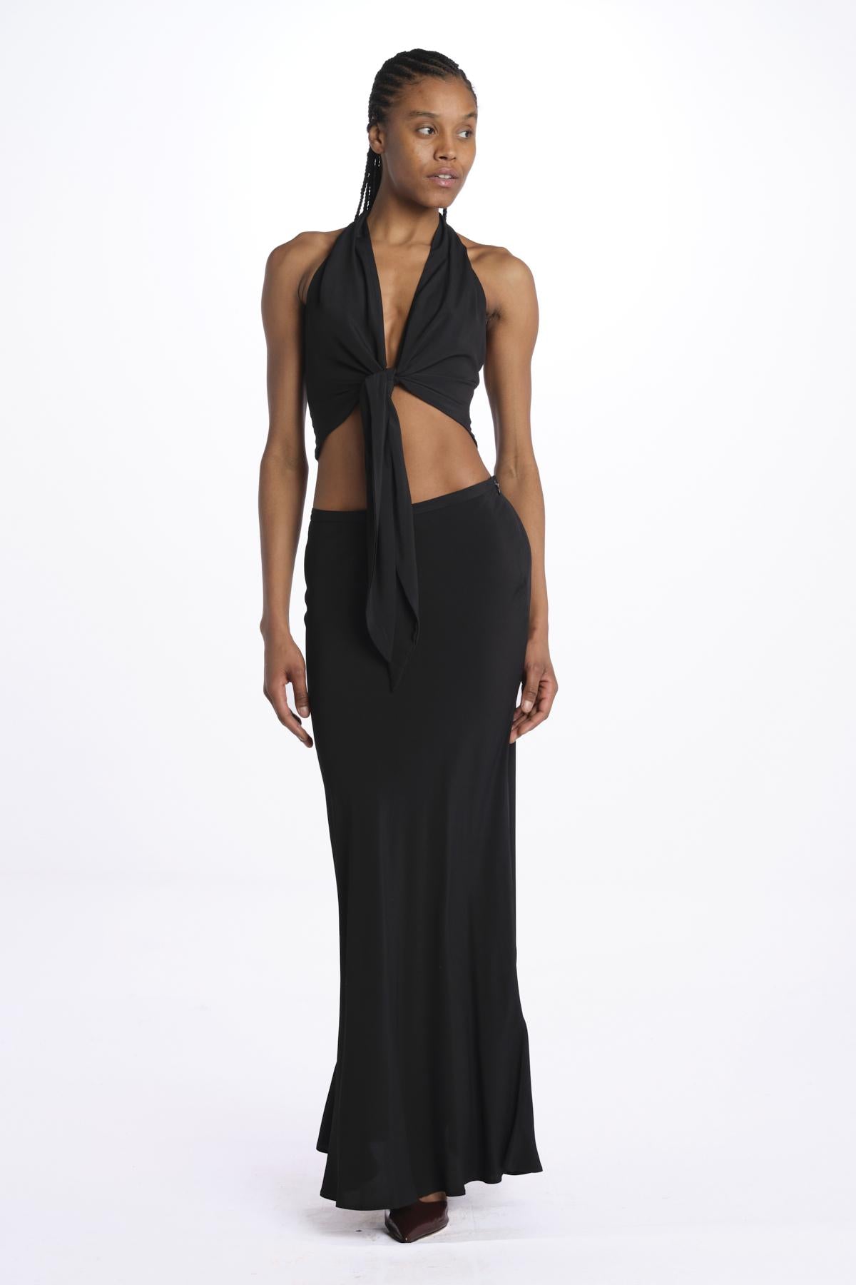 Gonna lunga 40702-412 NERO federica tosi 