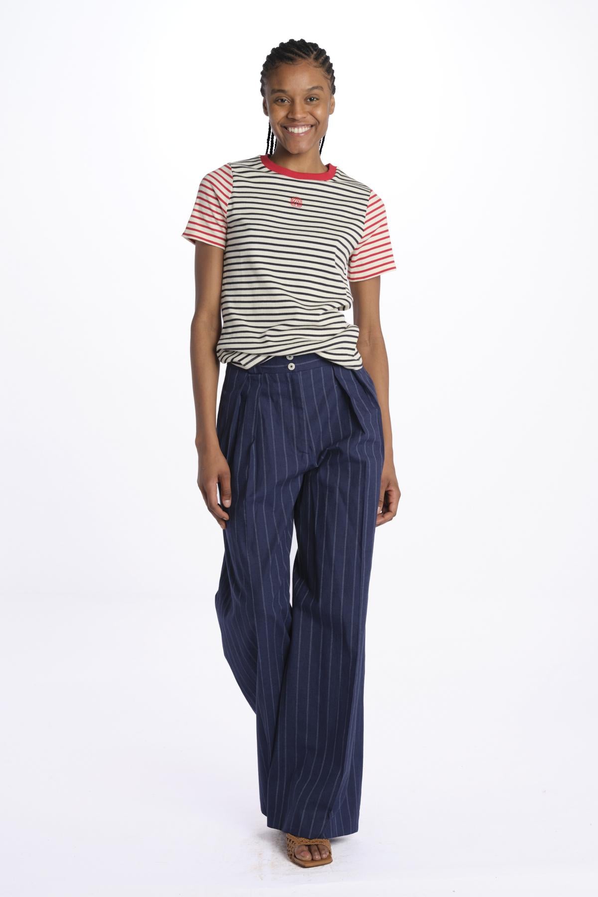 PAUL righe bicolore 14Y037CO185 NAVY ines de la fressange 