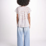 camicia a  fiori VT6319 LILAC zen ethic 