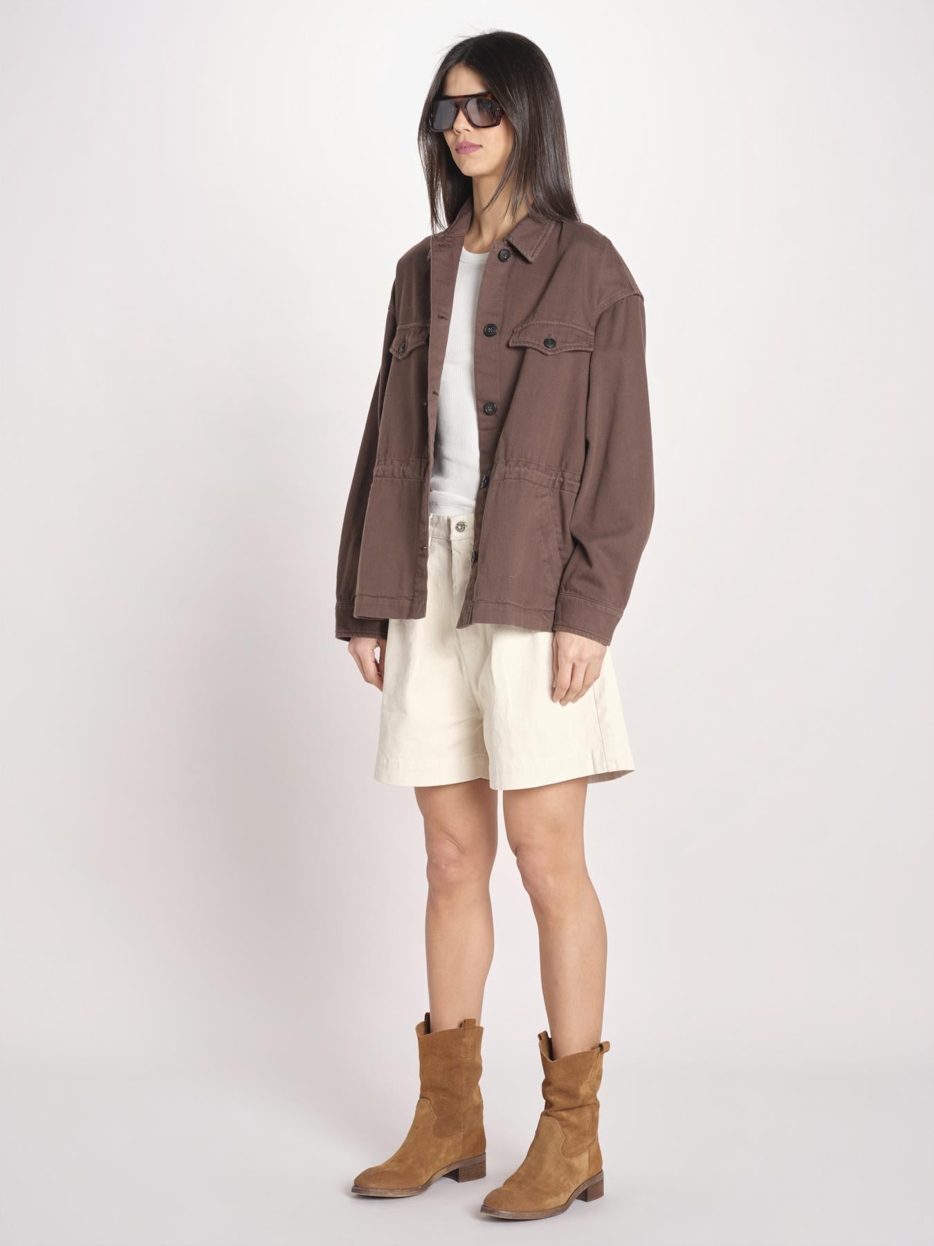 sahariana in canvas NADINE COMFTORBULL BROWN true avenue 