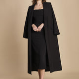 tubino manica lunga con spalle scoperte YUNI BLACK solace 