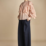 camicia con voille SELONA TOP BLUSH PINK scarlett poppies 