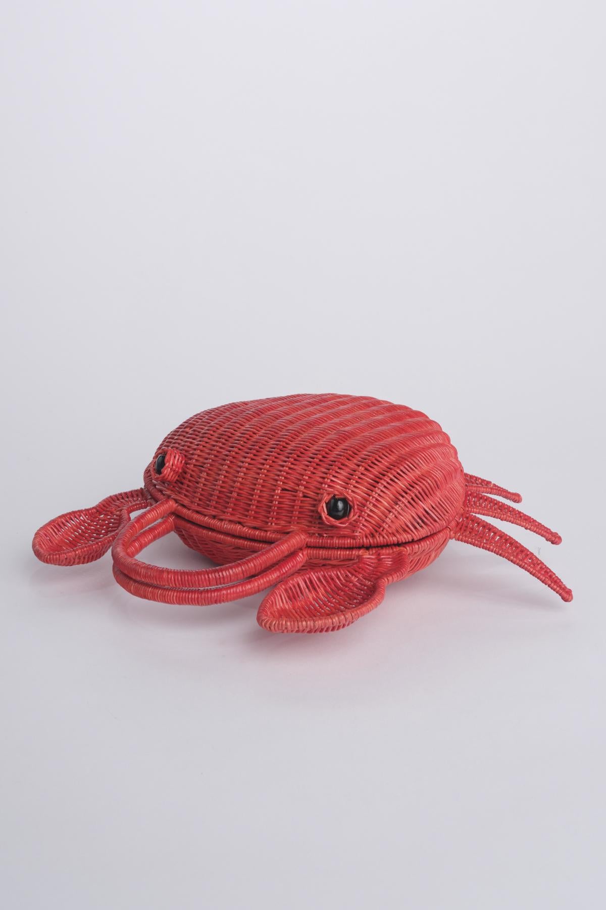 Borsa granchio 12789 JHON CRAB RED serpui 