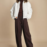 bomber in ecopelliccia BWSEWARDF5 WHITE bombers original 