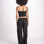 pantalone con coulisse SUMBAWAIVR NOIR laraethnics 