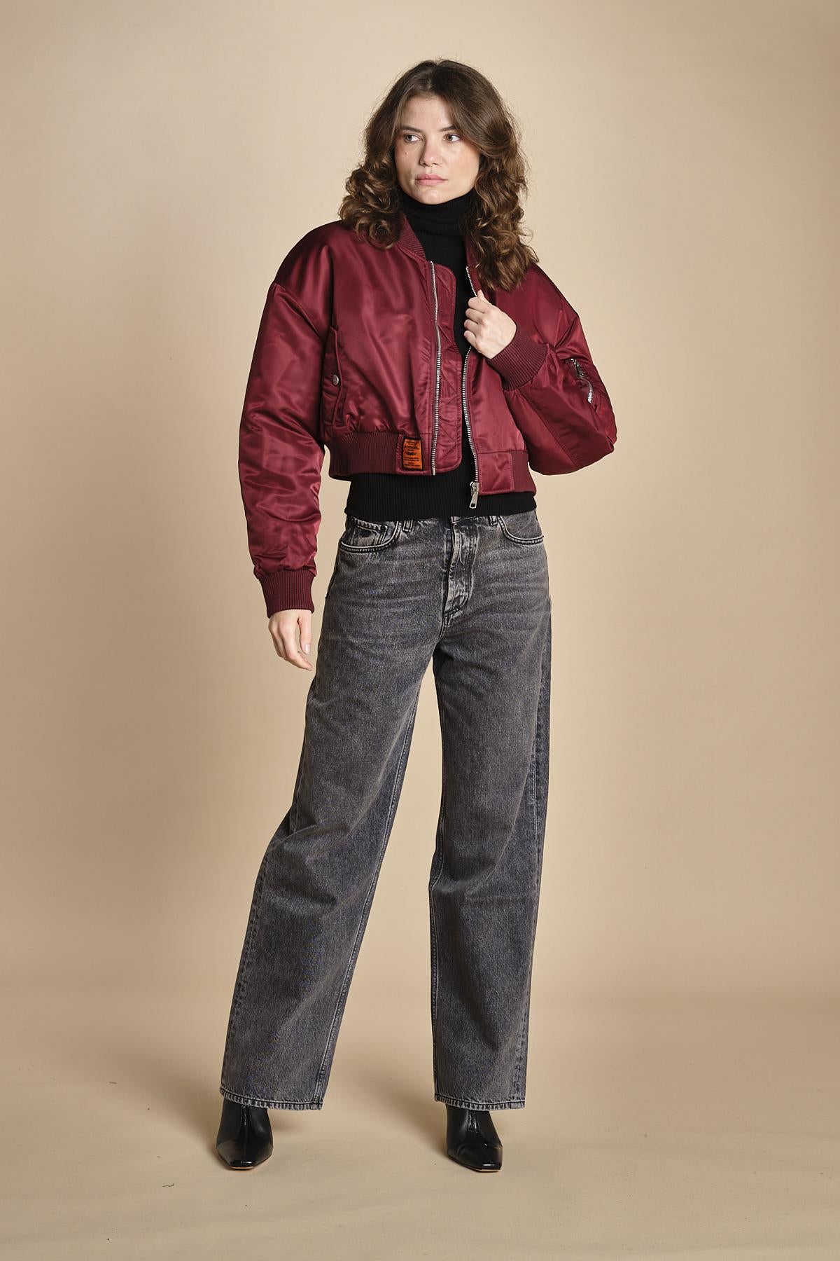 bomber corto BMMAN202F5 BURGUNDY bombers original 