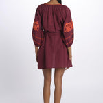 benaras soleil BE24877ATUNBURGUNDY