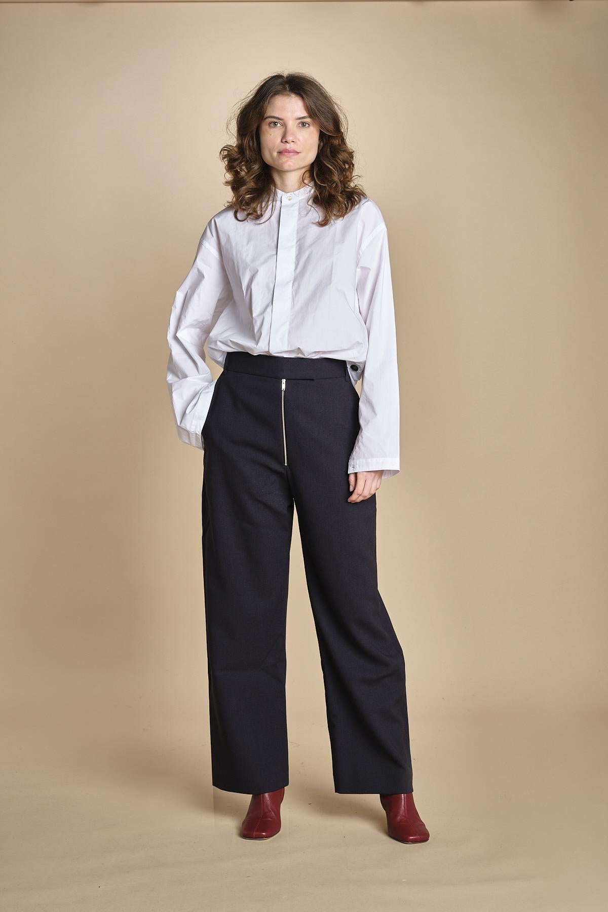 camicia con collo guru KARST SNM OPTIC WHITE studio nicholson 