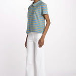 Polo spugna righe DREAM JOURNAL AZZURRO howlin' 