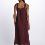 GIRAFFE abito spalline by milaura. BE24983 BURGUNDY benaras soleil 