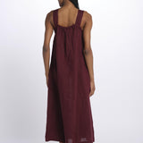 GIRAFFE abito spalline by milaura. BE24983 BURGUNDY benaras soleil 