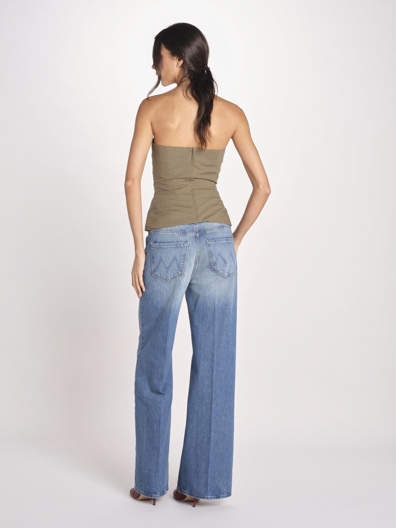 top bustier in cotone 41360-400 MILITY 88 federica tosi 