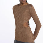 Top maglia con buco DRAC BRONZE ba&sh 