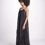 abito con arriccio PAOLABLATU NOIR laraethnics 