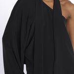 Camicia mono spalla 41106-412 NERO federica tosi 