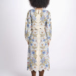 camicia cropped stampata 350502 GARDEN BLU 26046 farm rio 