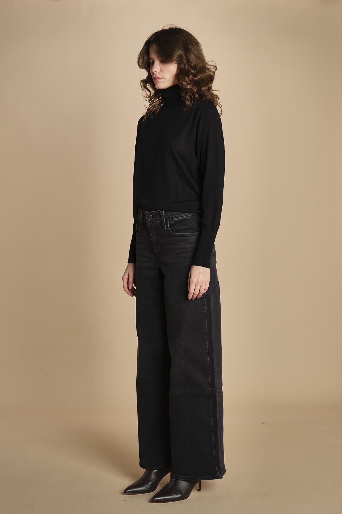 denim vita alta palazzo HR WIDE LEG 0039B 0000 levi's 